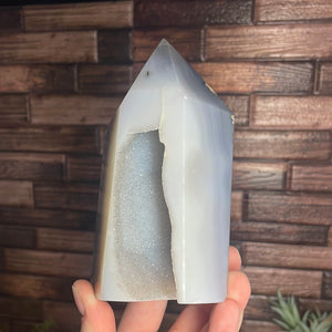 Druzy Agate Tower