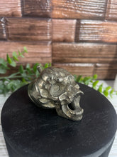 Load image into Gallery viewer, Pyrite Pumpkin/Skull Carving