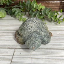 Load image into Gallery viewer, Moss Agate Turtle Carving