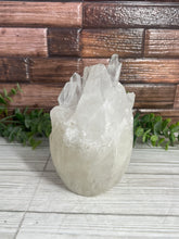 Load image into Gallery viewer, Quartz Cluster Skull Large