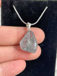 Blue Tara Quartz Sterling Silver Pendant