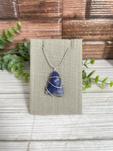 Load image into Gallery viewer, Sodalite Wire-Wrapped Pendant