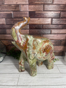 Onyx Elephant XXL Carving