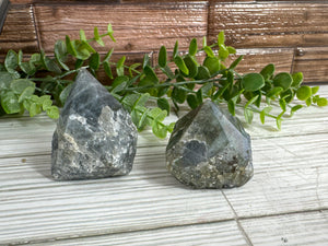 Labradorite Half Polished Point