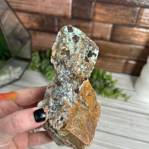 Quartz and Chrysocolla