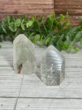 Load image into Gallery viewer, Chlorite Phantom Quartz Tower