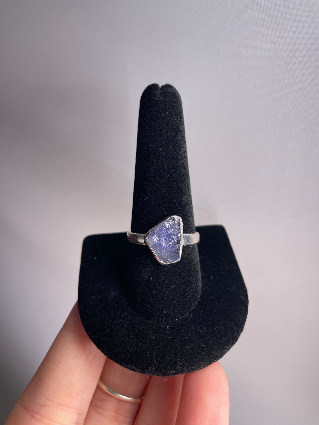 Tanzanite SZ 9.5 Sterling Silver Ring