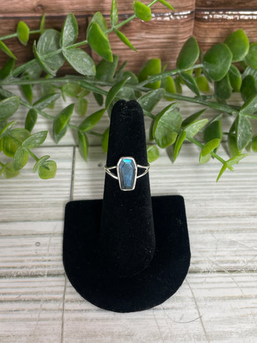 Labradorite SZ 5 Sterling Silver Ring