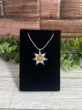 Load image into Gallery viewer, Golden Healer Star/Snowflake Wire-Wrapped Pendant