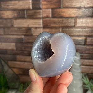 Druzy Agate Heart