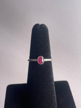 Load image into Gallery viewer, Ruby SZ 5 Sterling Silver Ring