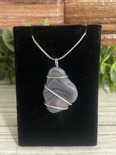 Load image into Gallery viewer, Botswana Agate Wire-Wrapped Pendant