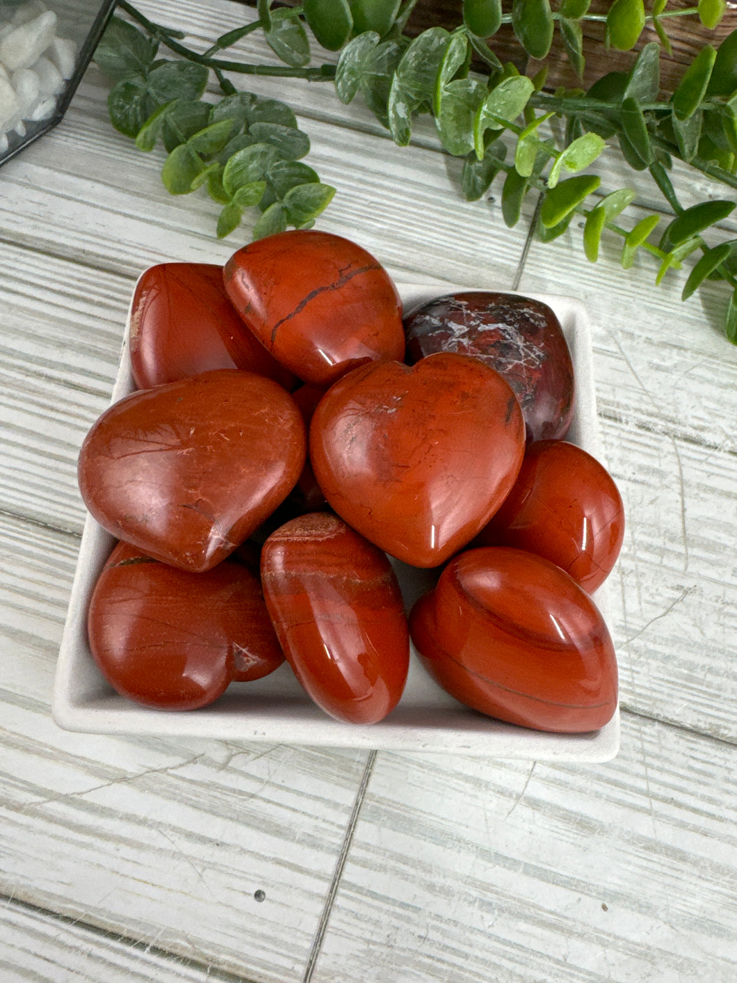 Red Jasper Heart