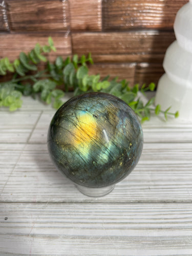 Labradorite Sphere | High Quality Flash