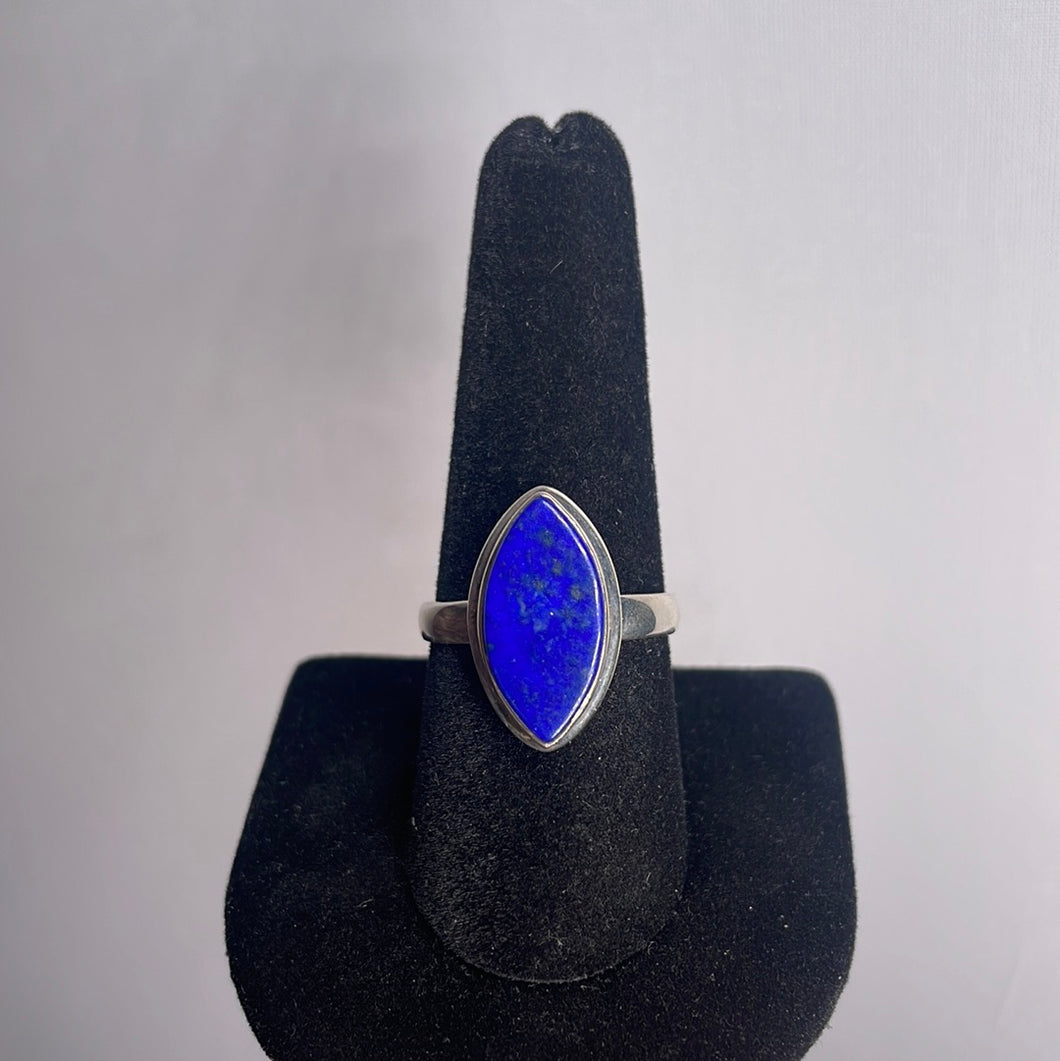 Lapis Lazuli Size 9 Sterling Silver Ring