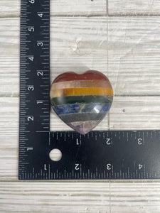 Chakra Bonded Crystal Heart