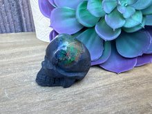 Load image into Gallery viewer, Black Fire Opal Skull