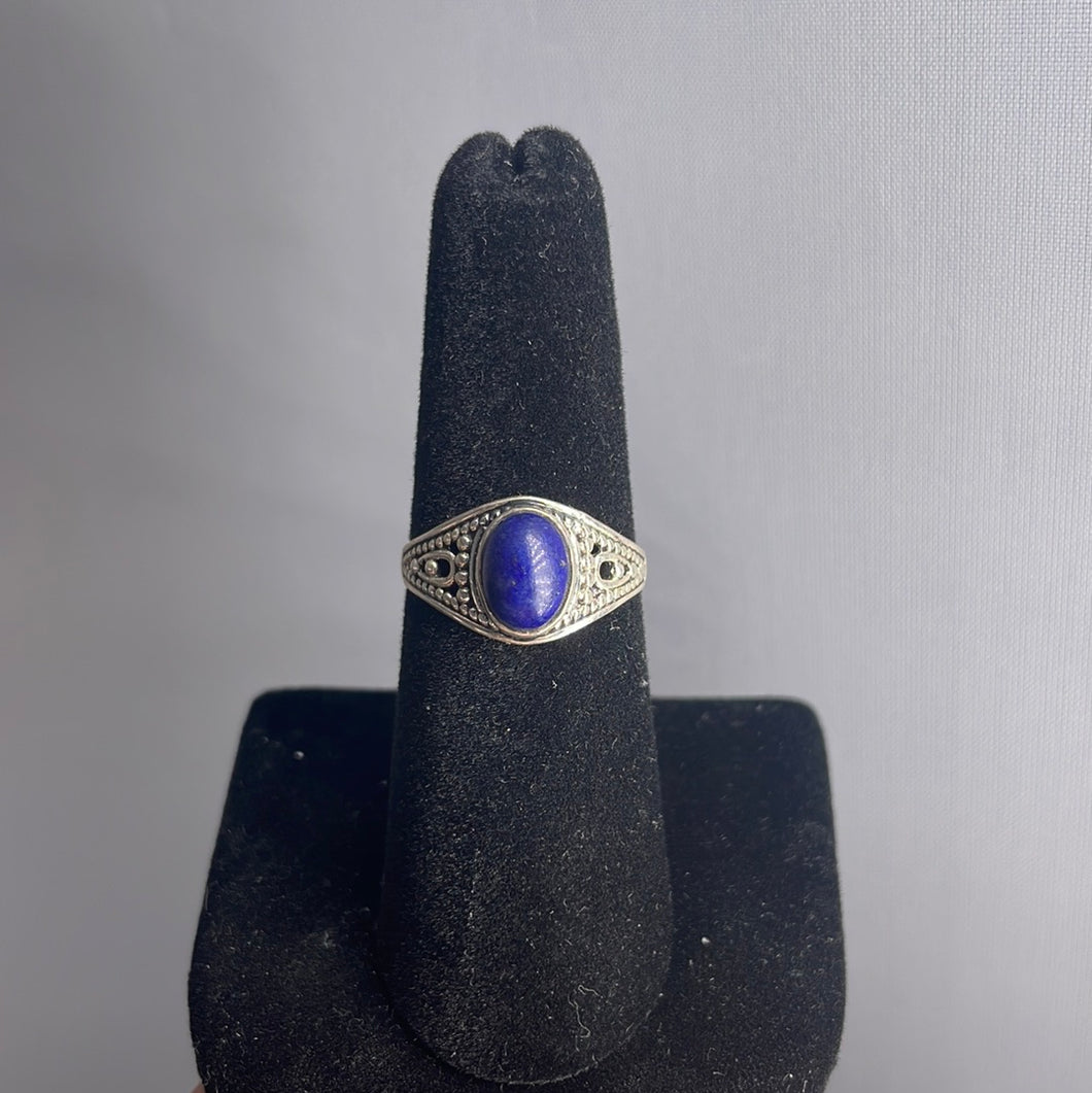 Lapis Lazuli Size 7 Sterling Silver Ring