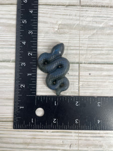 Labradorite Snake Carving