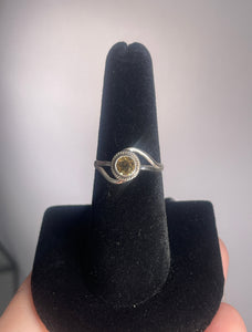 Citrine SZ 5 Sterling Silver Ring