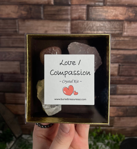 Love/Compassion Crystal Kit