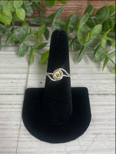 Citrine SZ 5 Sterling Silver Ring