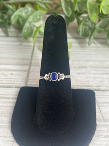 Lapis Lazuli Size 9 Sterling Silver Ring