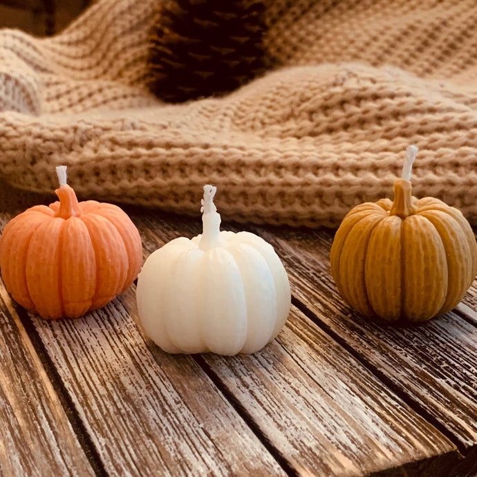 Mini Pumpkin Candles - Unscented