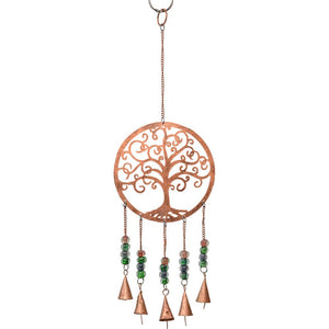 Tree Of Life Copper Bell Chime