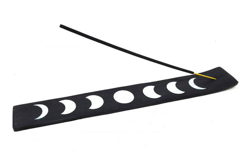 Moon Phase Black Incense Burner