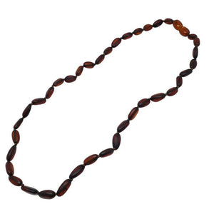 Cherry Amber Beaded Necklace