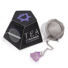 Load image into Gallery viewer, Crystal Charm Tea Strainer