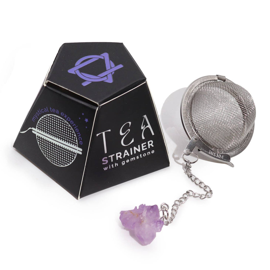 Crystal Charm Tea Strainer