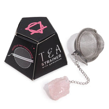 Load image into Gallery viewer, Crystal Charm Tea Strainer