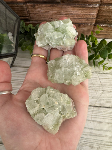 Mini Green Apophyllite Cluster