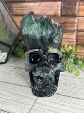 Load image into Gallery viewer, Fluorite Skull