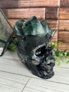 Fluorite Skull