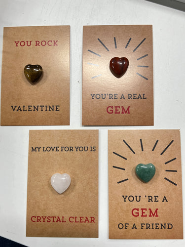 Gemstone Valentine Card