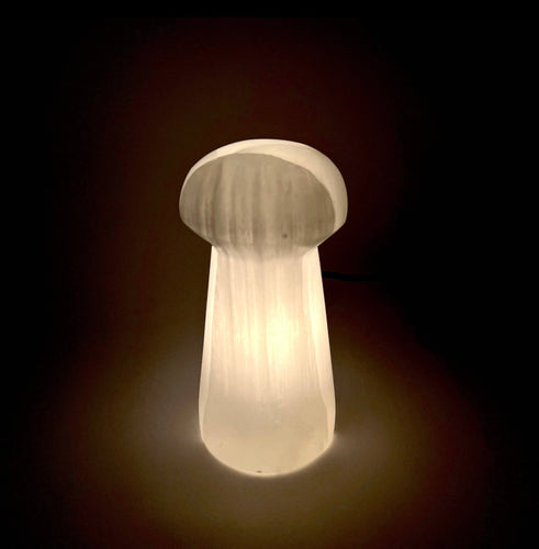 Selenite Mushroom Lamp