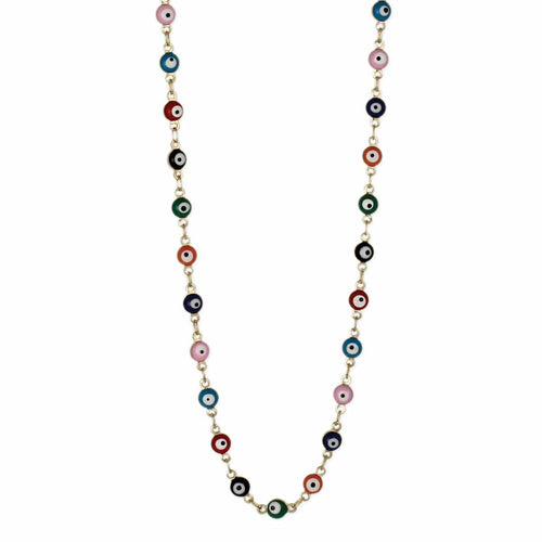 Colorful Evil Eye Necklace