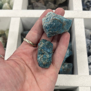 Raw Blue Apatite