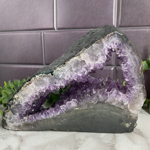 Amethyst Geode Slice