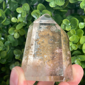 Clear Quartz Tower With Inclusions