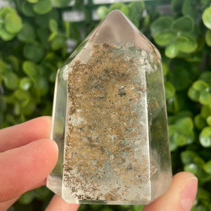 Clear Quartz Tower With Inclusions