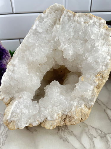 Calcite Quartz Geode