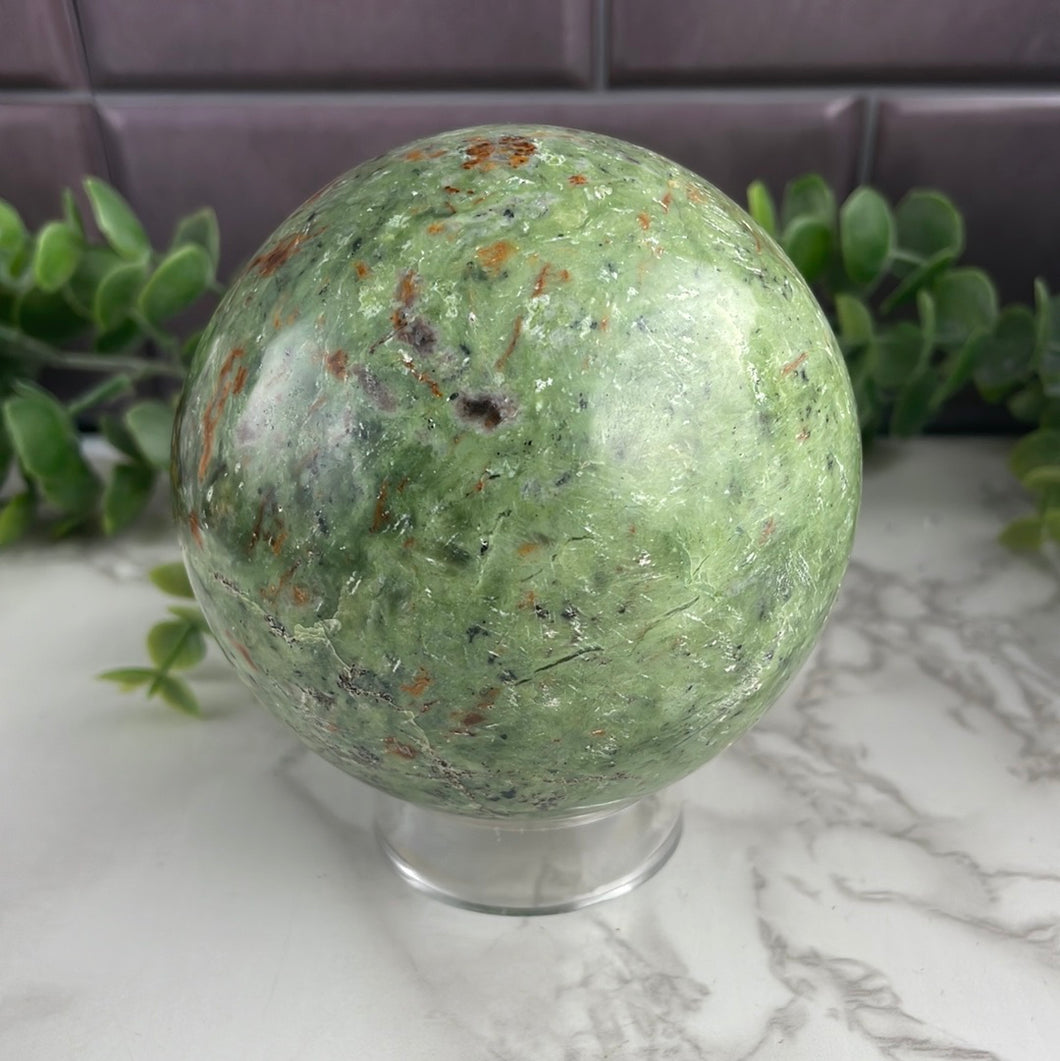 Chrysoprase Sphere