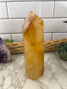 Golden Healer Quartz Tower