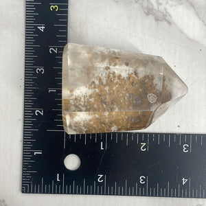 Clear Quartz Tower With Inclusions