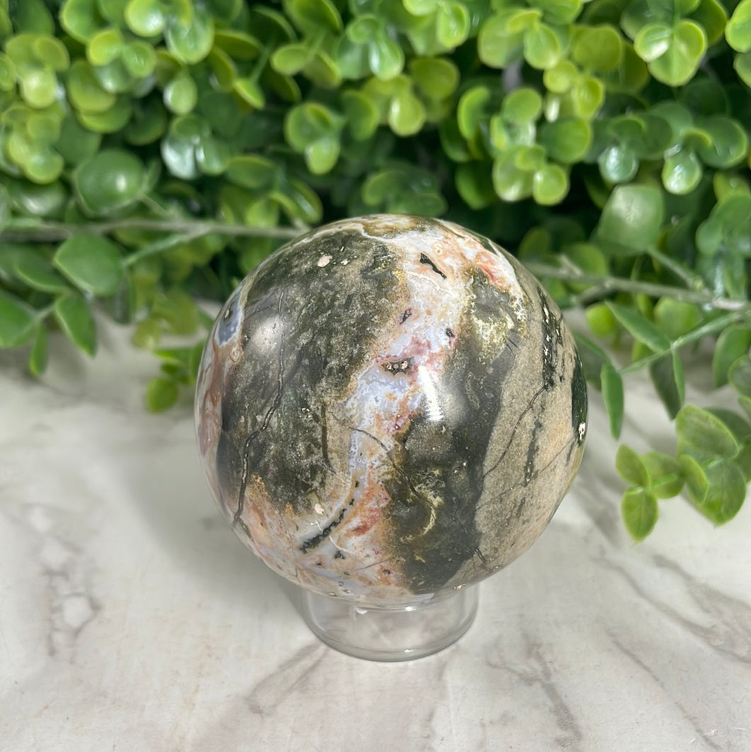 Ocean Jasper Sphere