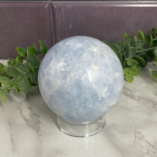 Blue Calcite Sphere